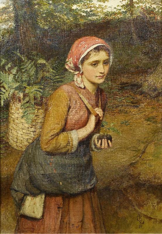 Charles M Russell The fern gatherer